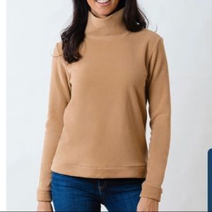 Dudley Stephens Park Slope Turtleneck (Camel)